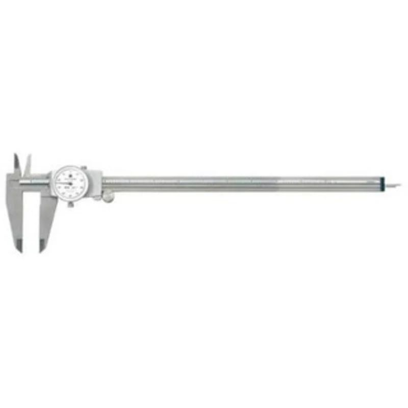 Brown & Sharpe 0-12 White Face Dial Caliper - 599-579-12-1